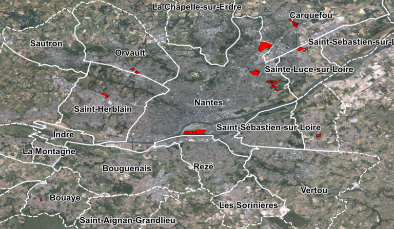 2,1 millions de m² de surface de plancher désormais constructibles dans la Métropole de Nantes soit un potentiel de 30 000 logements